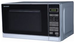Sharp - R272SLM 800W Microwave - Silver